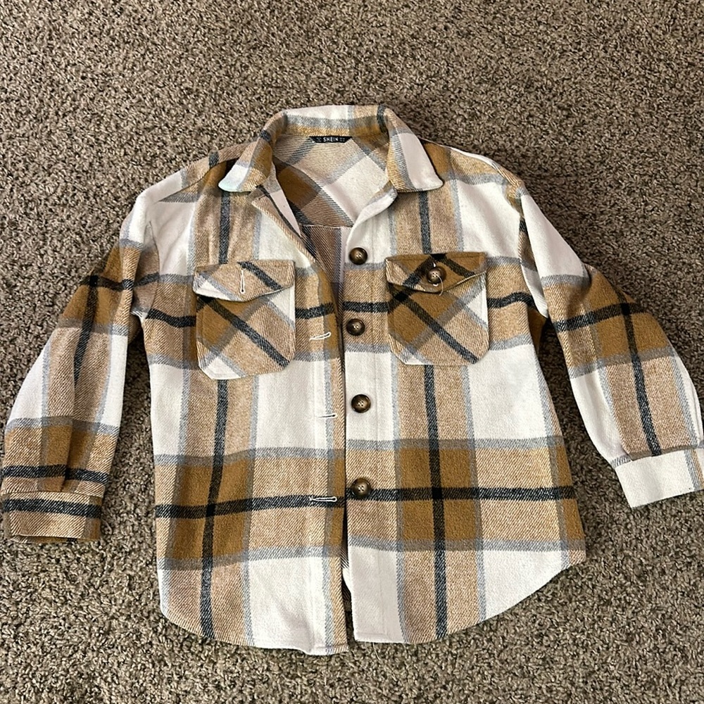 Brown flannel